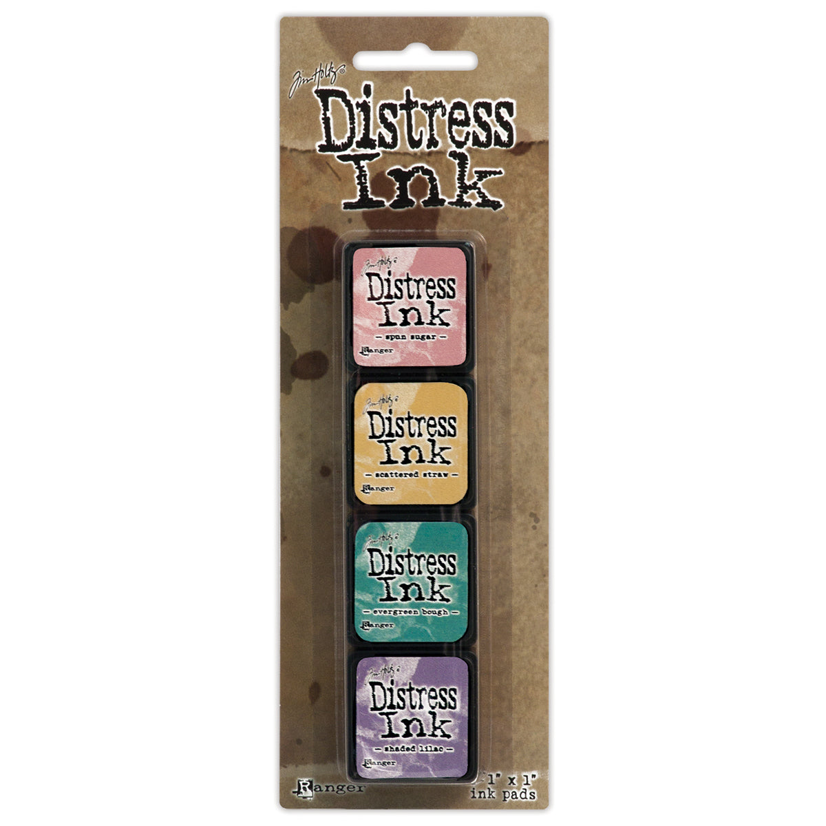 Ranger Tim Holtz Distress Mini Ink Pads 4/Pkg - Kit 4