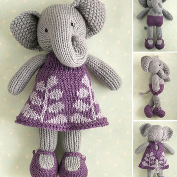 Girl Elephant in a Frondy Frock