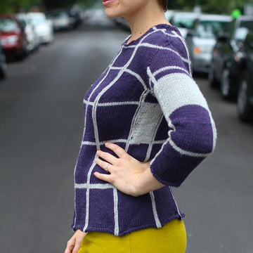 Windowpane Sweater