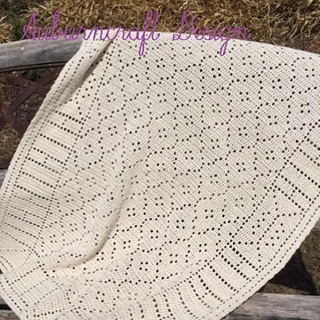 Mosaic Filet Lap Blanket