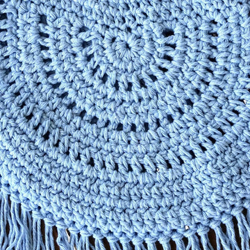 Crochet Boho Tassel Bag