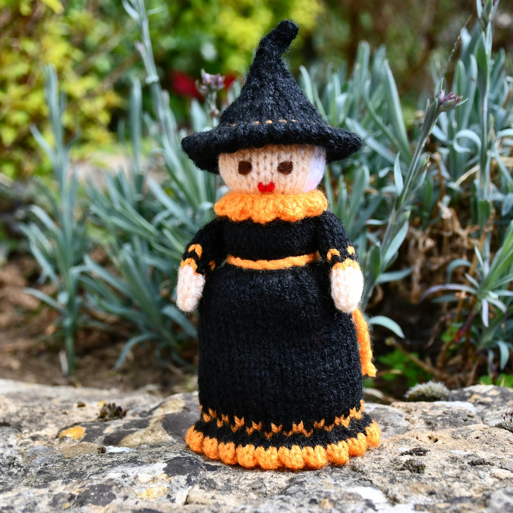 Jehane the Witch Doll Knitting Pattern - Toy Knitting Pattern