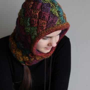 Autumn Balaclava for Worsted