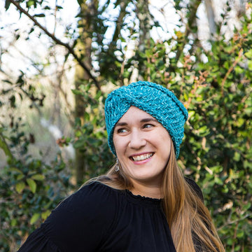 Diagonal Textured Ear Warmer