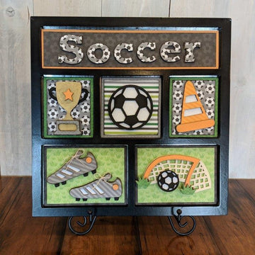 Foundations Decor Shadow Box Kit - Soccer