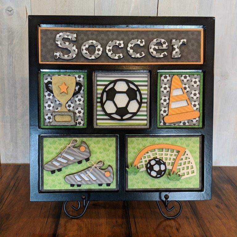 Foundations Decor Shadow Box Kit - Soccer