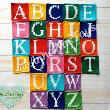 Letters of the english alphabet