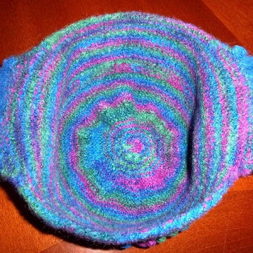 Felted Thrum-fun Hat