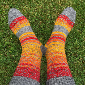 Swirls and Stripes socks
