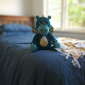 Crochet Amigurumi Snuff the Baby Dragon