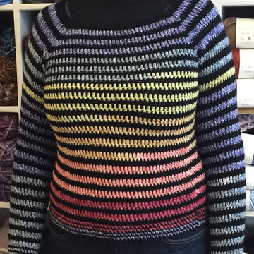 Rainbow Stripey Raglan