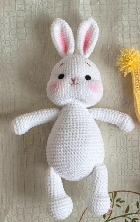 Easter Bunny Without Outfit Crochet Pattern
