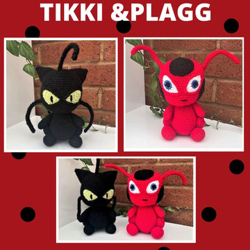 Miraculous Tikki and Plagg Crochet Patterns