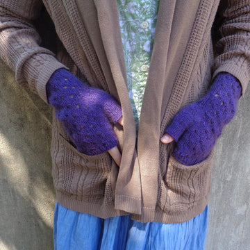 Eyelet Fingerless Gloves