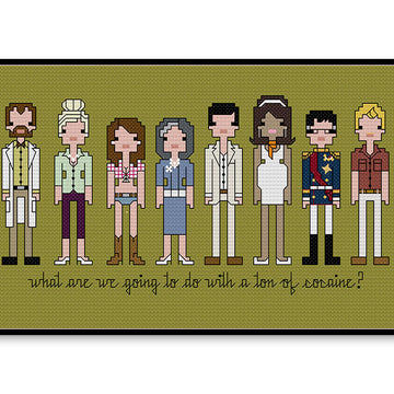 Archer Vice - PDF Cross Stitch Pattern