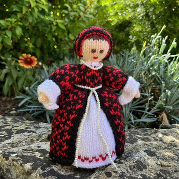 Katherine of Aragon Tudor Doll Knitting Pattern - Toy Knitting Pattern