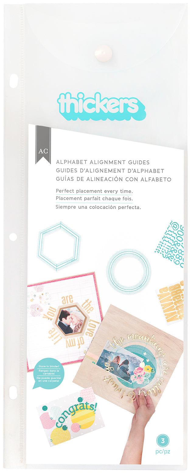 We R Memory Keepers Thickers Alignment Guides - Circle