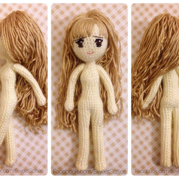 Cat Girl Doll Base (Anime Female Human Figure)