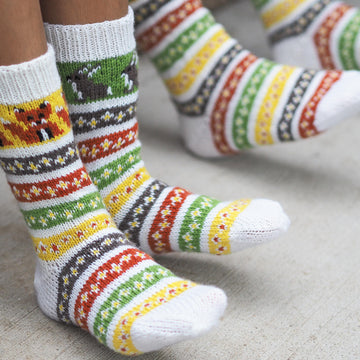 Fox and the Hare Socks
