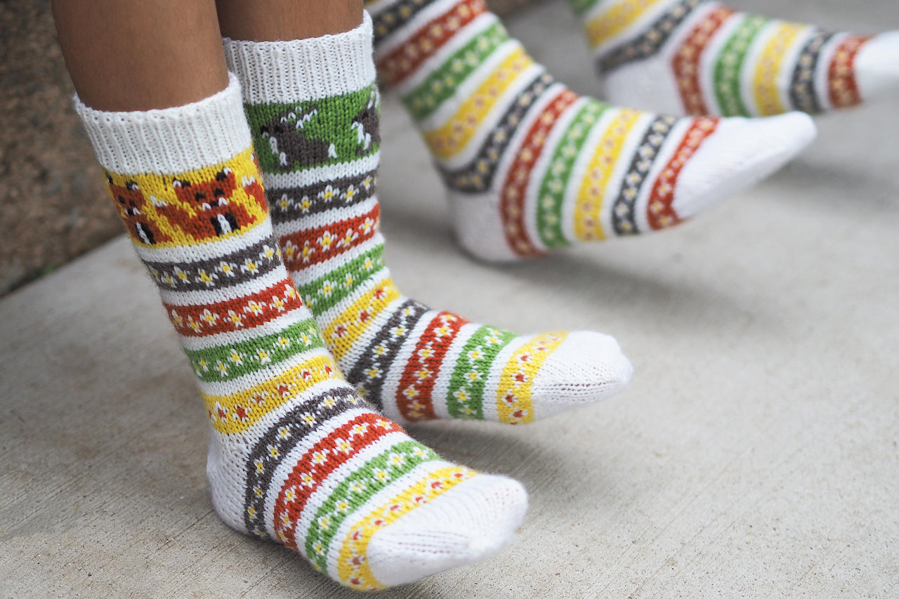 Fox and the Hare Socks