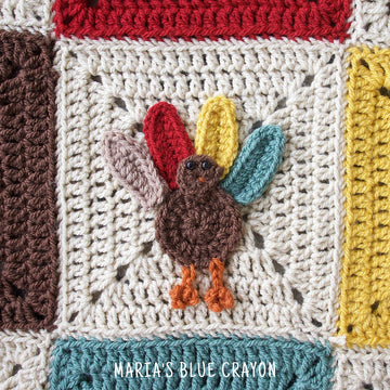 Fall Granny Square Blanket