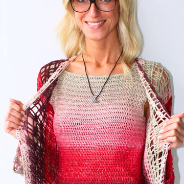 Crochet Pattern Top & Long Cardigan Set 1-2-3 IDEEN #4 | Summer Vest Duo PDF