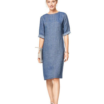 Burda Style Women's Feminine Dresses B6418 - Paper Pattern, Size 10-20