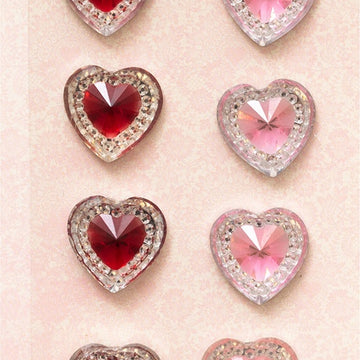 American Crafts Count The Ways Adhesive Resin Stars 10/Pkg - 605611