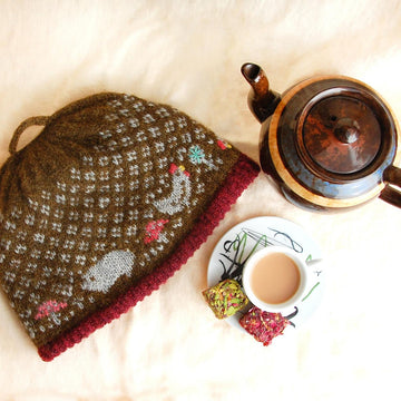 Solstice Glow tea cosy