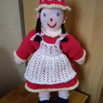 Victorian Soft Knitted Dolly