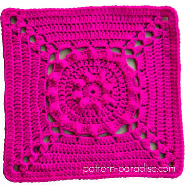 Tranquil Garden Afghan Square