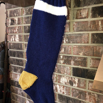Argyle Blue Stocking