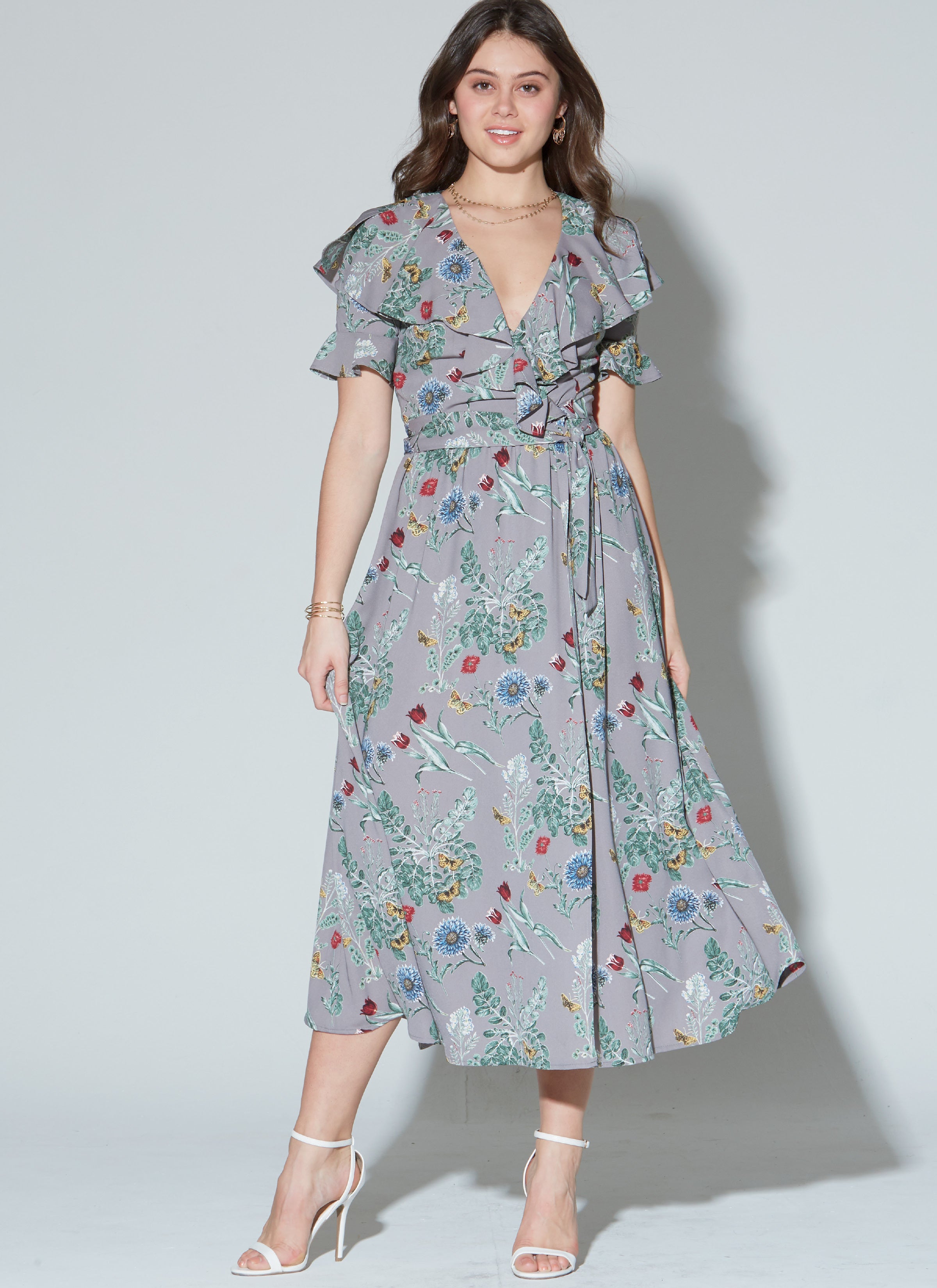 McCall's Misses' Wrap Dresses and Belt M7801 - Sewing Pattern