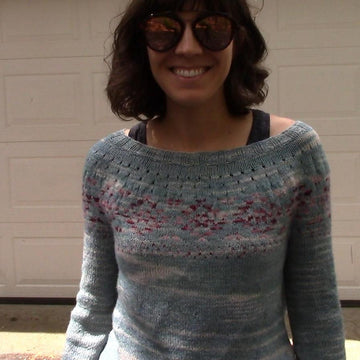 Geometric Yoke Sweater