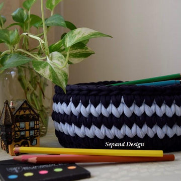 Zpaghetti (t-shirt) yarn- CSC- Blue Oval
