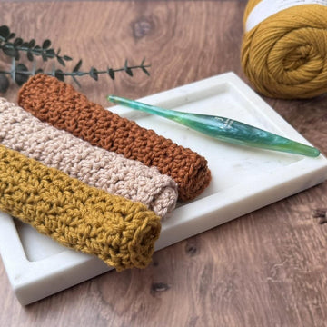 Crunch Stitch Washcloth