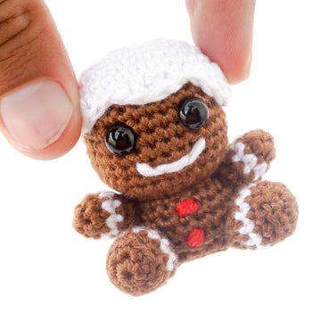 Mini Gingerbread Man Crochet Pattern