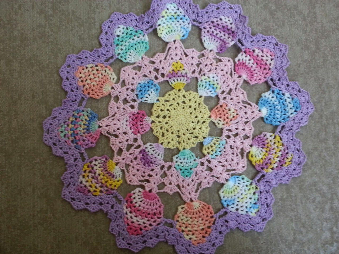 Candied Egg Doily