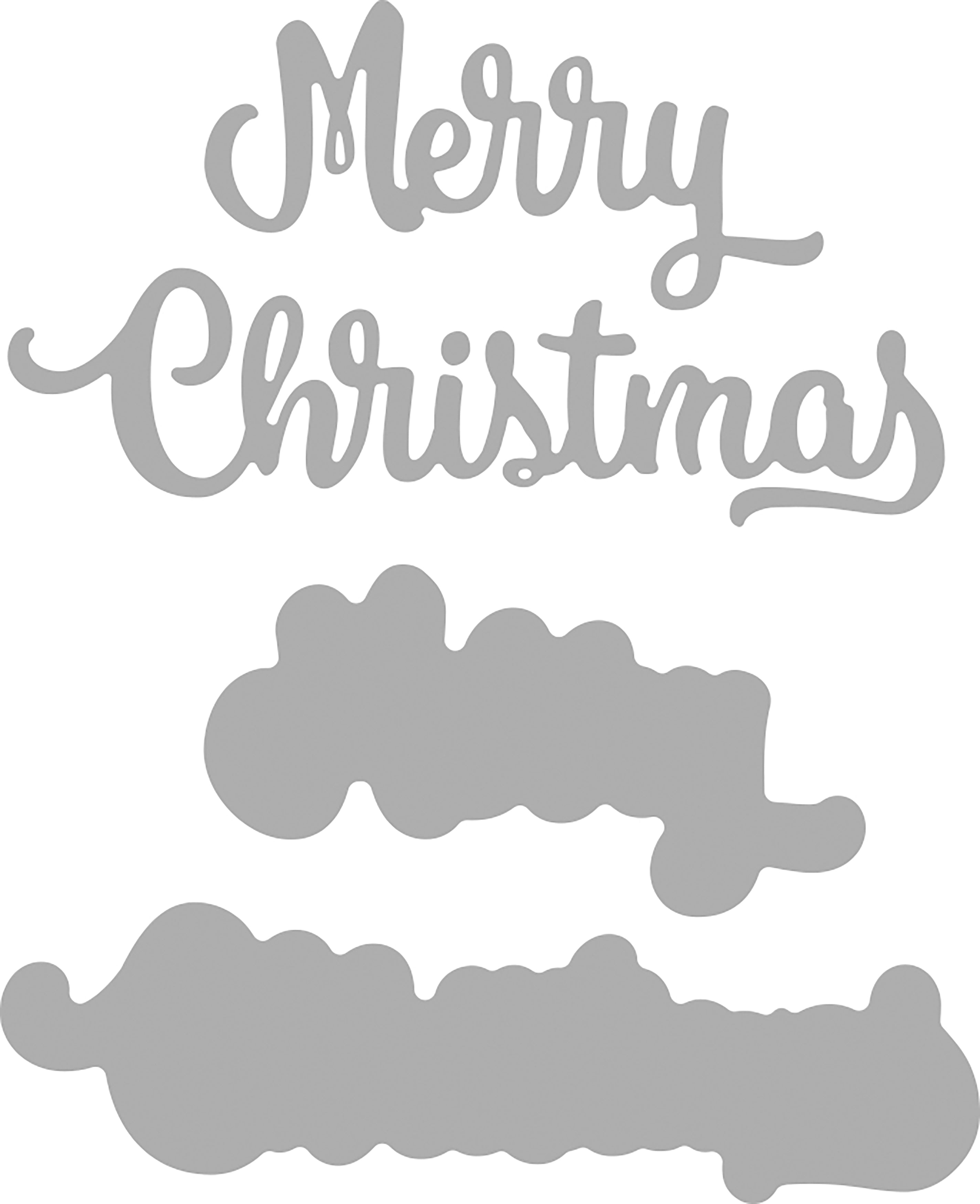 Paper Rose Dies - Merry Christmas