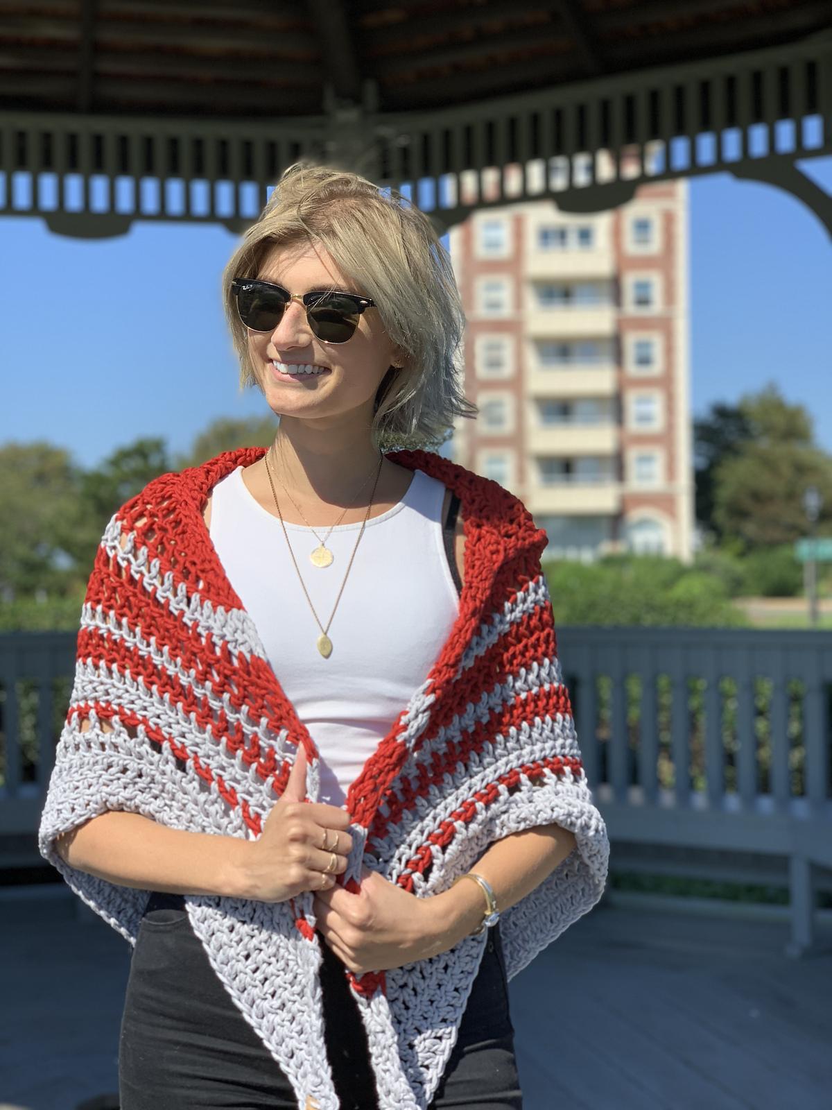 Woodward Hoodie Shawl