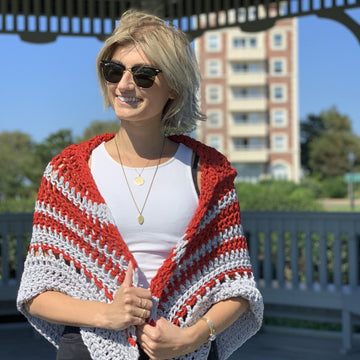 Woodward Hoodie Shawl