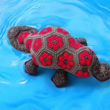 Pit The Platypus with African Flowers
