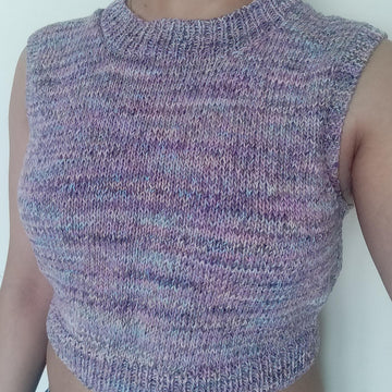 Closed Neck Crop Top