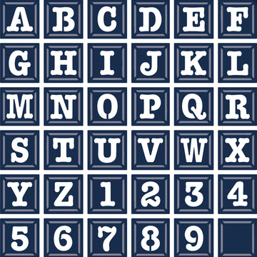 Creative Expressions Craft Dies By Sue Wilson - Expressions-Alphabet Grid 4.5"X4.5"
