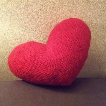 Large Heart Crochet Pattern, Heart Amigurumi Pattern