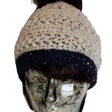 Cozy Cool Beans Messy Bun Hat