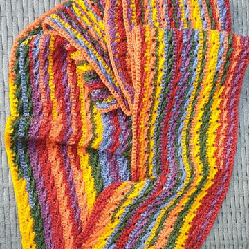Easy Peasy Rainbow Scarf (US)
