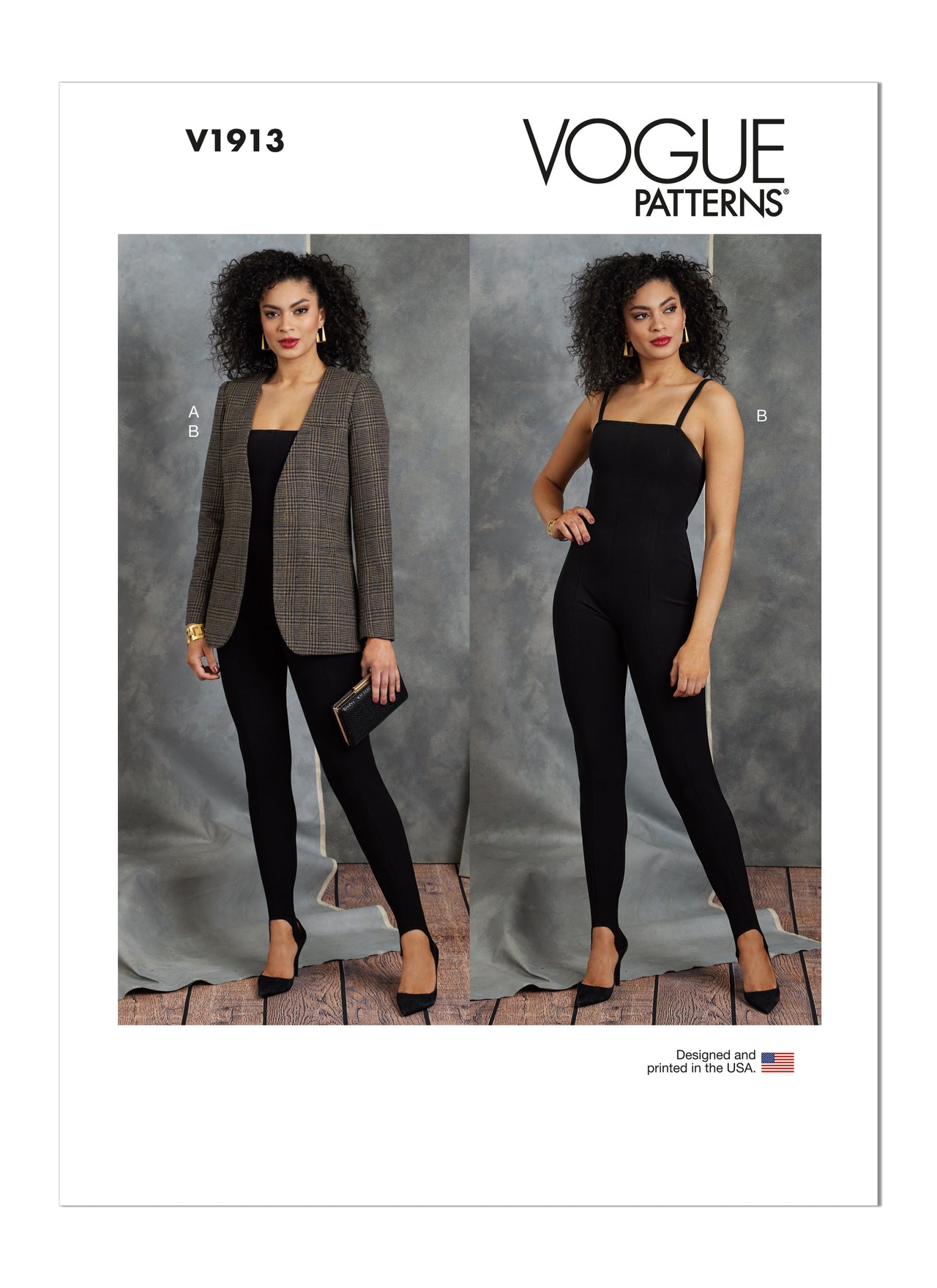 Vogue Sewing Misses' Blazer and Jumpsuit V1913 - Sewing Pattern