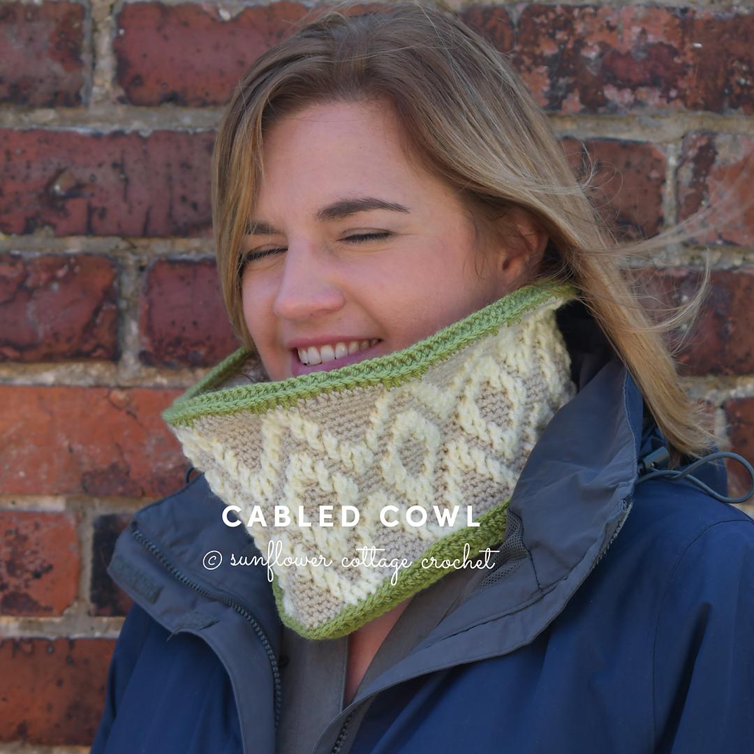 Cabled Cowl