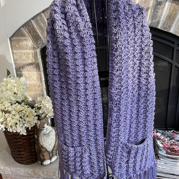 Purple Days Pocket Shawl